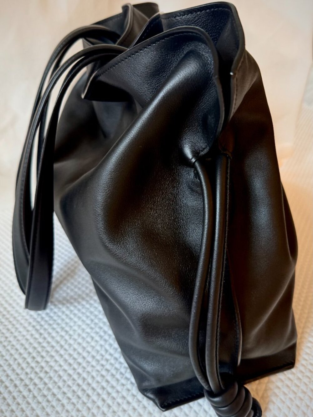 LOEWE XL FLAMENCO CLUTCH/BAG IN NAPA CALFSKIN - Picture 9 of 9